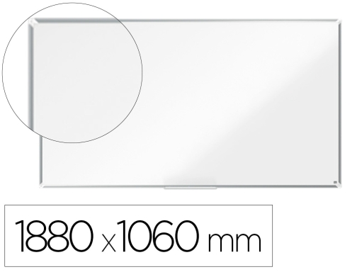 Comprar Pizarra blanca Nobo premium plus acero lacado formato panoramico 85 magnetica 1880x1060 1915374