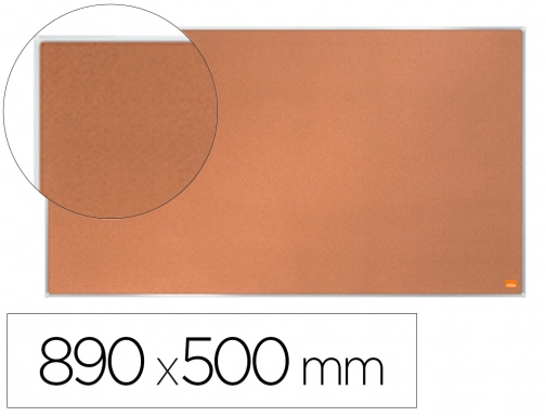 Tablero de anuncios Nobo impression pro corcho formato panoramico 40- 890x500 mm 1915415, imagen mini