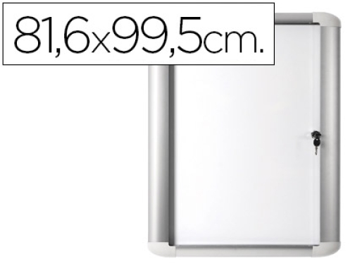 Comprar Vitrina de anuncio Bioffice magnetica 816x995 mm para exterior con marco de VT630209760