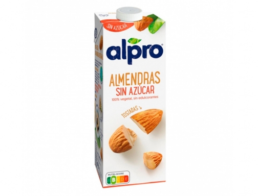 Bebida de almendra Alpro 100% vegetal sin azucar con calcio y vitaminas 182481, imagen mini