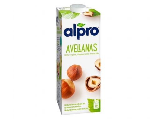 Bebida de avellana Alpro 100% natural con calcio y vitaminas brik de 139105, imagen mini