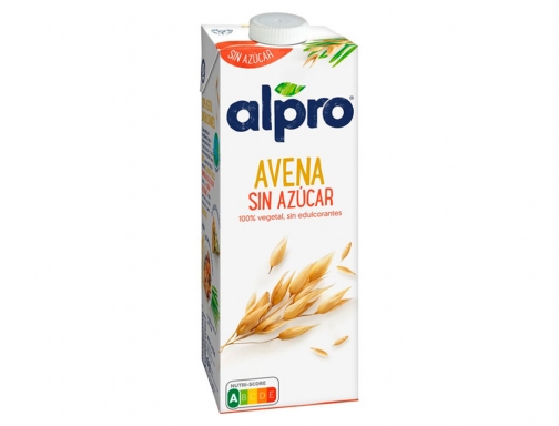 Bebida de avena Alpro 100% vegetal sin azucar con calcio y vitaminas 182482, imagen mini