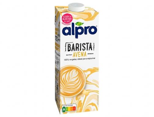 Bebida de avena Alpro 100% vegetal especial para barista con vitaminas brik 182636, imagen mini