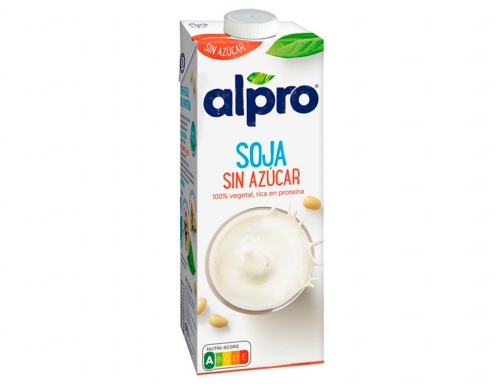 Bebida de soja Alpro 100% vegetal sin azucar rica en proteinas con 139251, imagen mini