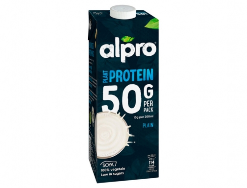 Bebida de soja Alpro alta en proteinas con calcio y vitaminas brik 174775, imagen mini