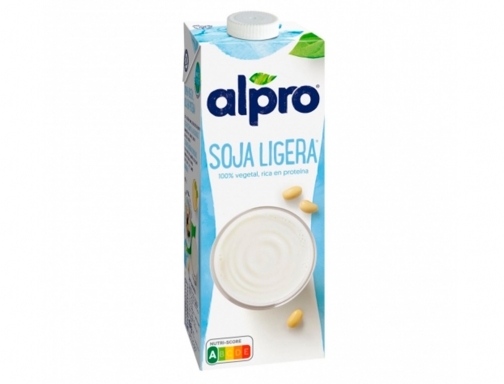 Bebida de soja Alpro ligera 100% vegetal rica en proteina con calcio 182491, imagen mini