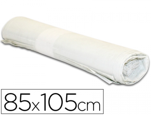 Bolsa basura industrial Blanca 85x105cm galga 110 rollo de 10 unidades 10020309, imagen mini