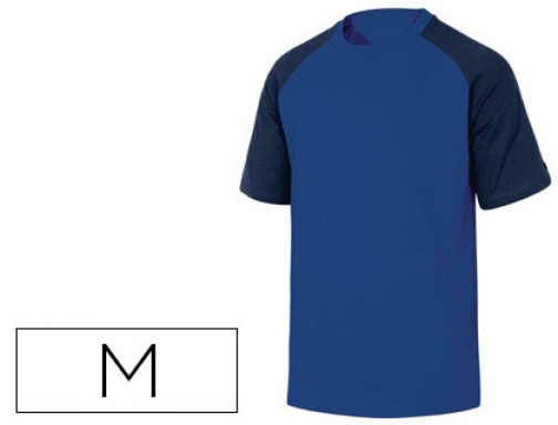 Camiseta de algodon Deltaplus color azul