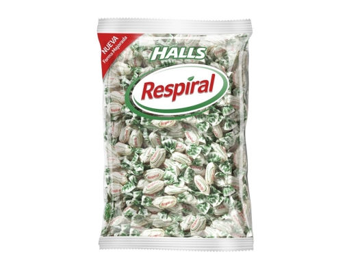 Comprar Caramelos Halls respiral sabor menta eucalipto bolsa de 1 kg 012017