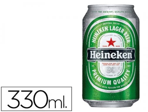Cerveza Heineken lata 330 ml 31775