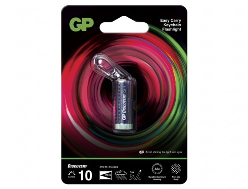Comprar Linterna Gp led 10 lumenes llavero longitud 129 mm G506