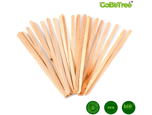 Paletina de Madera para Café Enfundada 17,8cm (10000 Uds)