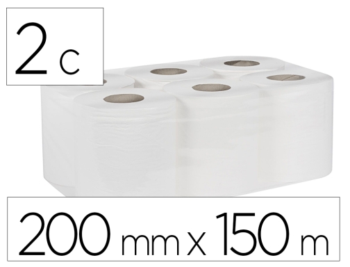 Comprar Papel secamanos Bunzl greensource 2 capas celulosa blanca 200 mm x 150 15239