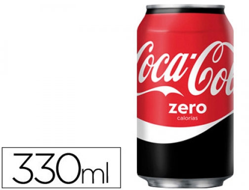 Refresco Coca-cola zero lata 330ml CCZ33CL