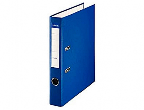 Archivador de palanca Esselte carton forrado pvc folio lomo de 50 mm 42307 , azul, imagen 2 mini