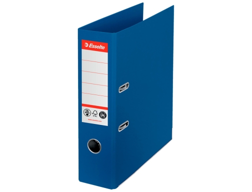 Archivador de palanca Esselte n 1 co2 neutral Din A4 carton forrado 627565 , azul, imagen 2 mini