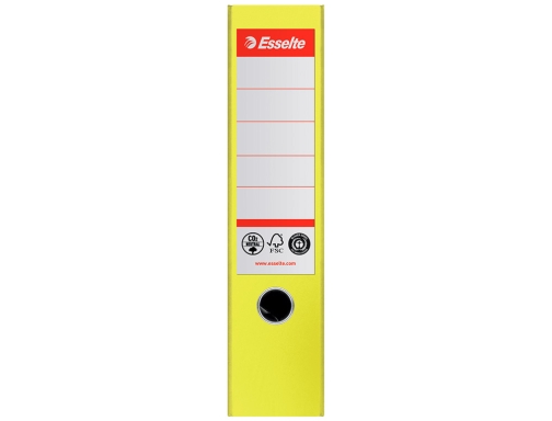 Archivador de palanca Esselte n 1 co2 neutral Din A4 carton forrado 627566 , amarillo, imagen 3 mini