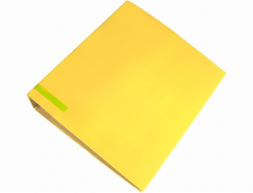 Archivador de palanca Liderpapel A4 color system forrado sin rado lomo 80mm 38268 , amarillo, imagen 3 mini
