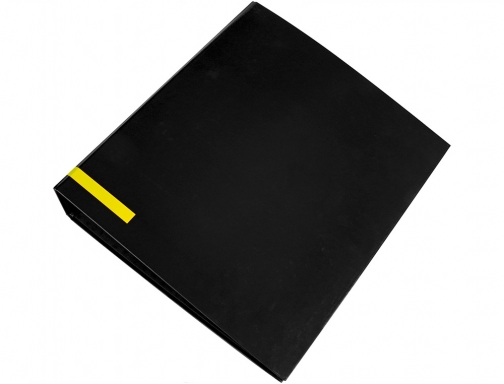 Archivador de palanca Liderpapel A4 color system forrado sin rado lomo 80mm 38270 , negro, imagen 3 mini