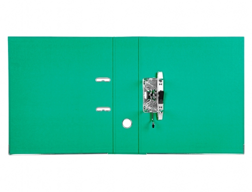 Archivador de palanca Liderpapel A4 documenta forrado pvc con rado lomo 75mm 32058 , verde, imagen 4 mini