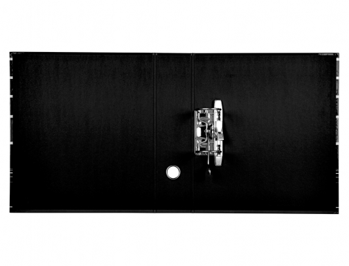 Archivador de palanca Liderpapel A4 filing system forrado sin rado lomo 80mm 32073 , negro, imagen 5 mini