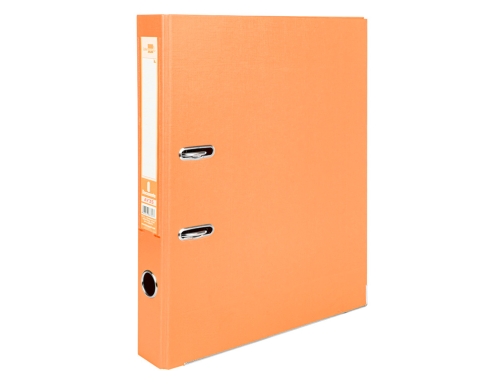 Archivador de palanca Liderpapel folio documenta forrado pvc con rado lomo 52 79710 , naranja, imagen 2 mini