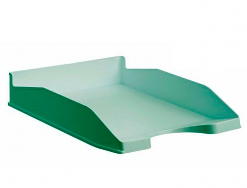 Bandeja sobremesa Archivo 2000 ecogreen plastico 100% reciclado apilable formatos Din A4 742 VE PS , verde pastel, imagen 2 mini