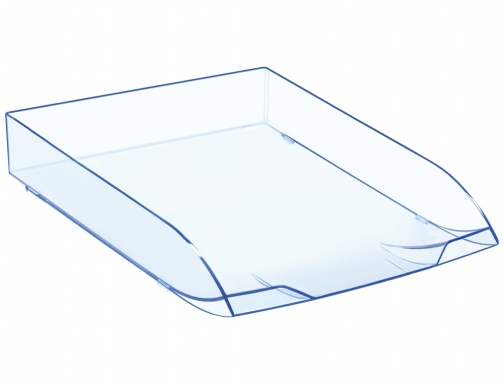 Bandeja sobremesa Cep confort plastico transparente celeste 370x270x61 mm 1014720741 , azul, imagen 2 mini