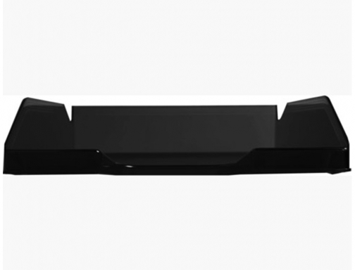 Bandeja sobremesa plastico Q-connect negro opaco 240x70x340 mm KF04189, imagen 3 mini