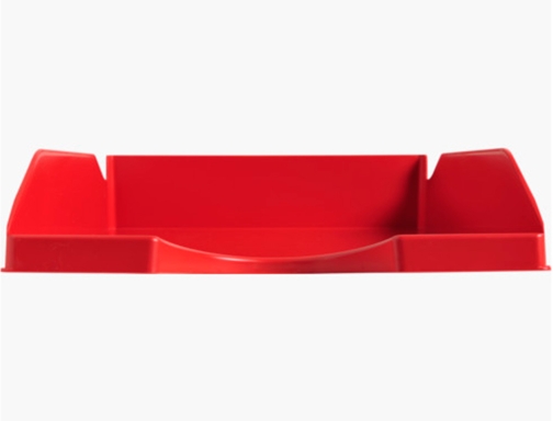 Bandeja sobremesa plastico Q-connect rojo opaco 240x70x340 mm KF04190, imagen 2 mini