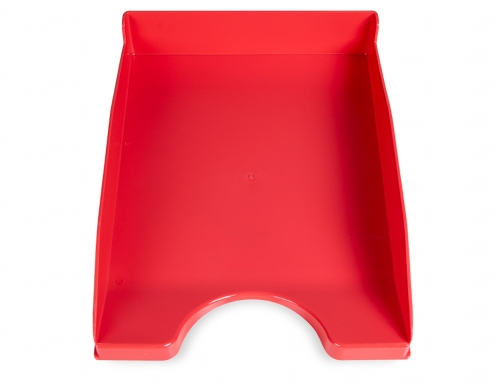 Bandeja sobremesa plastico Q-connect rojo opaco 240x70x340 mm KF04190, imagen 3 mini