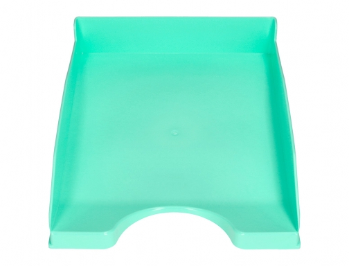 Bandeja sobremesa plastico Q-connect verde menta opaco 240x70x340mm KF17159, imagen 4 mini