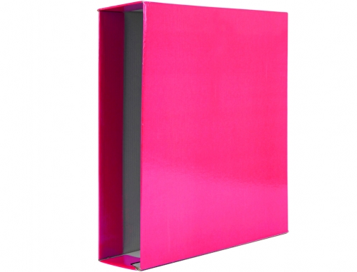Caja archivador Liderpapel de palanca carton Din A4 documenta lomo 75 mm 64589 , rosa, imagen 2 mini
