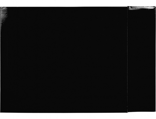 Caja archivador Liderpapel de palanca carton folio documenta lomo 75mm color negro 72767, imagen 4 mini
