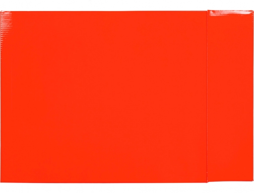 Caja archivador Liderpapel de palanca carton folio documenta lomo 75mm color rojo 72768, imagen 4 mini