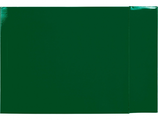 Caja archivador Liderpapel de palanca carton folio documenta lomo 75mm color verde 72770, imagen 4 mini