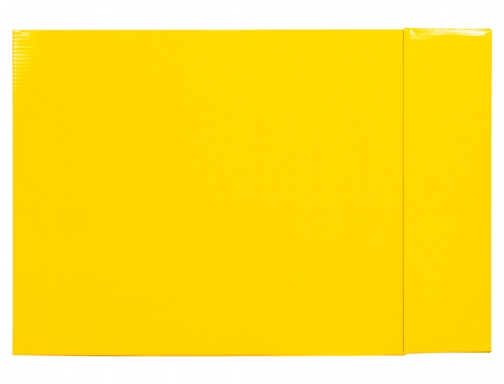 Caja archivador Liderpapel de palanca carton folio documenta lomo 75mm color amarillo 72771, imagen 3 mini