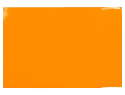 Caja archivador Liderpapel de palanca carton folio documenta lomo 75mm color naranja 72773, imagen 3 mini