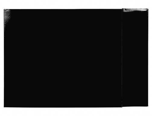 Caja archivador Liderpapel de palanca carton din-A4 documenta lomo 75mm color negro 72775, imagen 3 mini