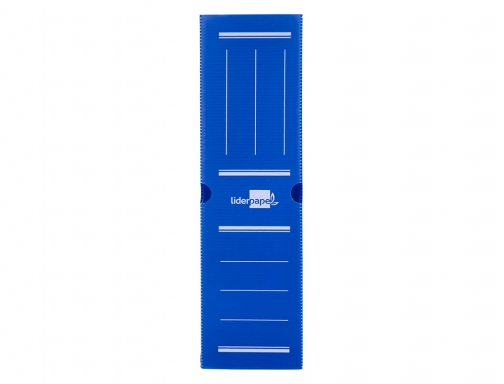 Caja archivo definitivo plastico Liderpapel azul 387x275x105 mm 11351, imagen 4 mini