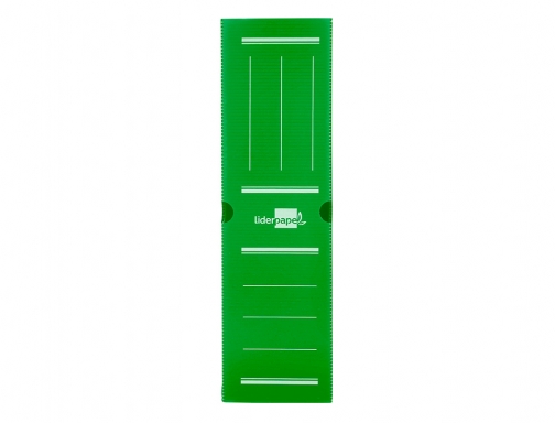 Caja archivo definitivo plastico Liderpapel verde 387x275x105 mm 11357, imagen 4 mini