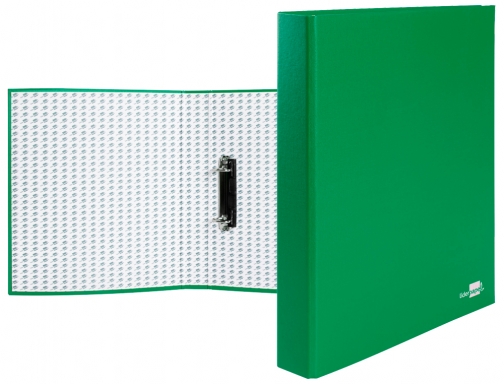Carpeta de 2 anillas 25mm mixtas Liderpapel folio carton forrado paper coat 25302 , verde, imagen 2 mini