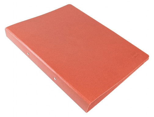 Carpeta de 2 anillas 25mm redondas Liderpapel folio carton cuero 01558, imagen 5 mini