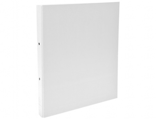Carpeta de 2 anillas 30mm redondas Exacompta Din A4 carton forrado blanco 54378E , blanca, imagen 2 mini