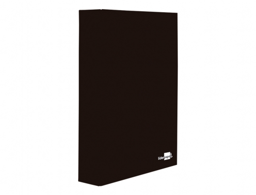 Carpeta de 4 anillas 25mm mixtas Liderpapel folio carton forrado paper coat 25558 , negro, imagen 2 mini