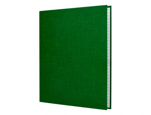 Carpeta de 4 anillas 25mm mixtas Liderpapel folio cartonforrado paper coat verde 25559, imagen 5 mini
