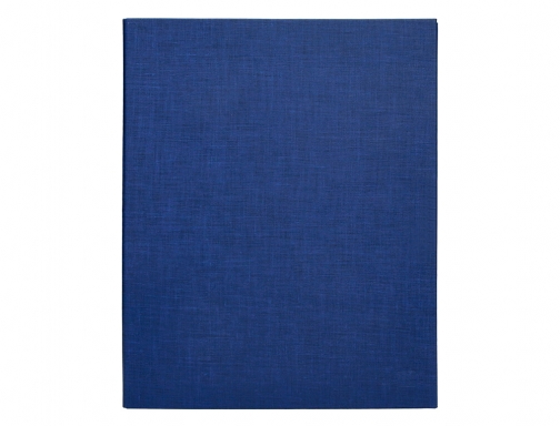 Carpeta de 4 anillas 25mm mixtas Liderpapel folio carton forrado paper coat 25561 , azul, imagen 3 mini