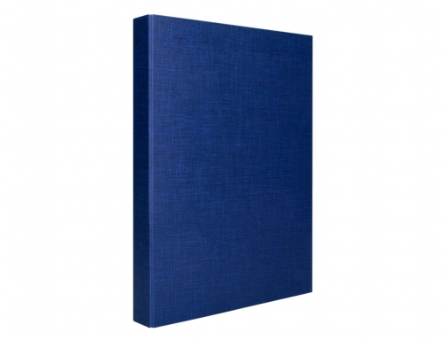 Carpeta de 4 anillas 25mm mixtas Liderpapel folio carton forrado paper coat 25561 , azul, imagen 4 mini