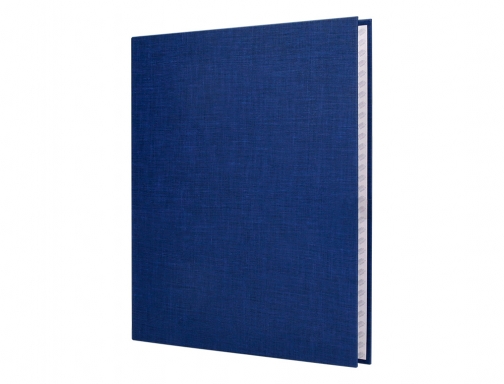 Carpeta de 4 anillas 25mm mixtas Liderpapel folio carton forrado paper coat 25561 , azul, imagen 5 mini