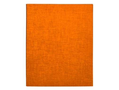 Carpeta de 4 anillas 25mm mixtas Liderpapel folio carton forrado paper coat 26425 , naranja, imagen 3 mini
